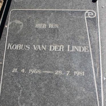 LINDE Kobus, van der 1968-1981