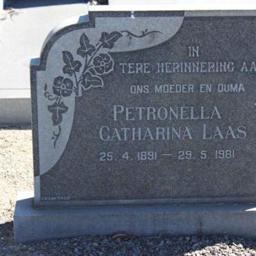 LAAS Petronella Catharina 1891-1981