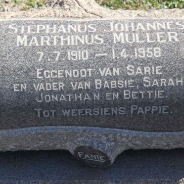 MULLER Stephanus Johannes Marthinus 1910-1958