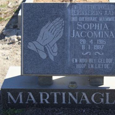 MARTINAGLIA Sophia Jacomina 1915-1987