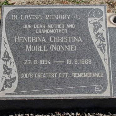 MOREL Hendrina Christina 1894-1968