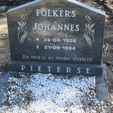 PIETERSE Folkers Johannes 1908-1994