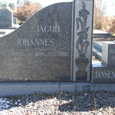 RENSBURG Jacob Johannes, Jansen van 1885-1980 &amp; Maria Elizabeth 1904-1976  