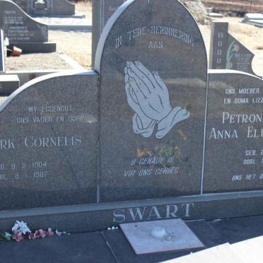 SWART Dirk Cornelis 1904-1987 &amp; Petronella Anna Elizabeth 1907-2007