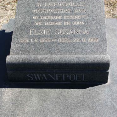 SWANEPOEL Elsie Susanna 1895-1968