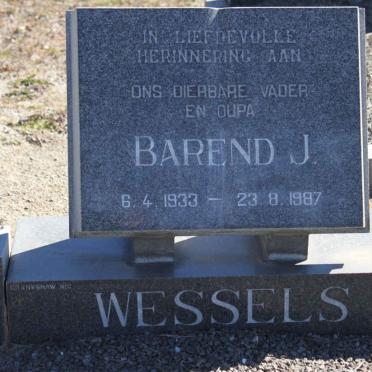 WESSELS Barend J. 1933-1987