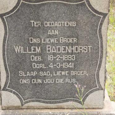 BADENHORST Willem 1893-1941