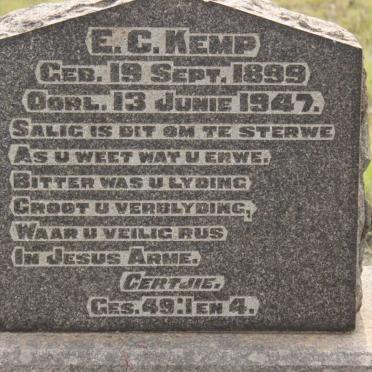 KEMP E.C. 1899-1947
