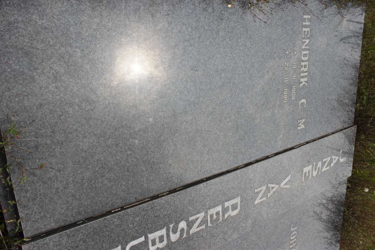 RENSBURG Hendrik C.M., Janse van 1909-1989