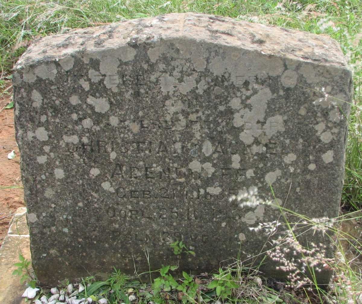 ADENDORFF Christian Machiel 1835-1932