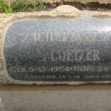 COETZER Zacharia 1954-1975