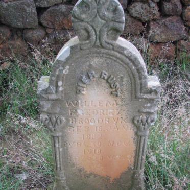 BROODRYK Willem Fredriek 1882-1918