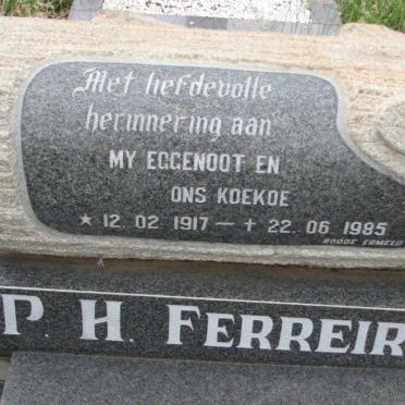 FERREIRA P.H. 1917-1985