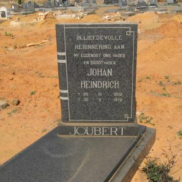 JOUBERT Johan Heindrich 1902-1972