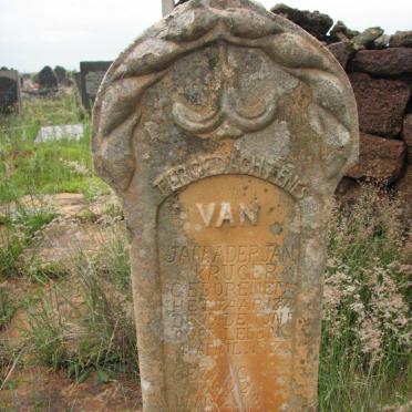 KRUGER Jan Adep Jan 1879-1917