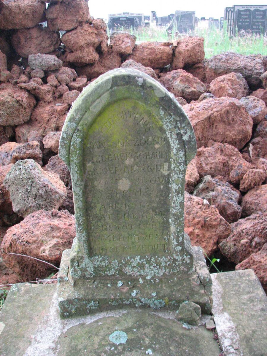 KRUGER Diederek Johannes ?-1918