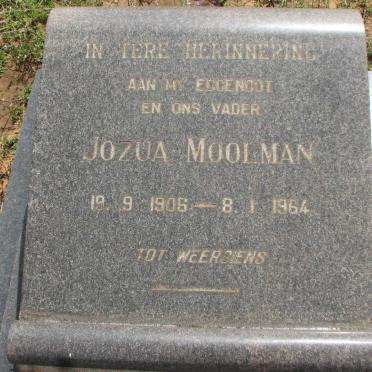 MOOLMAN Jozua 1906-1964