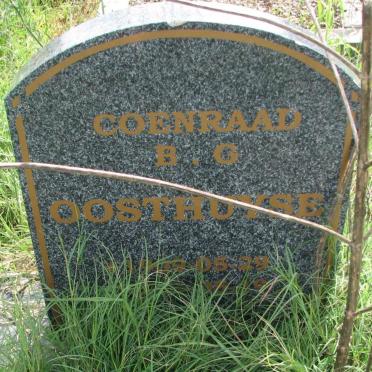 OOSTHUYSE Coenraad B.G. 1905-