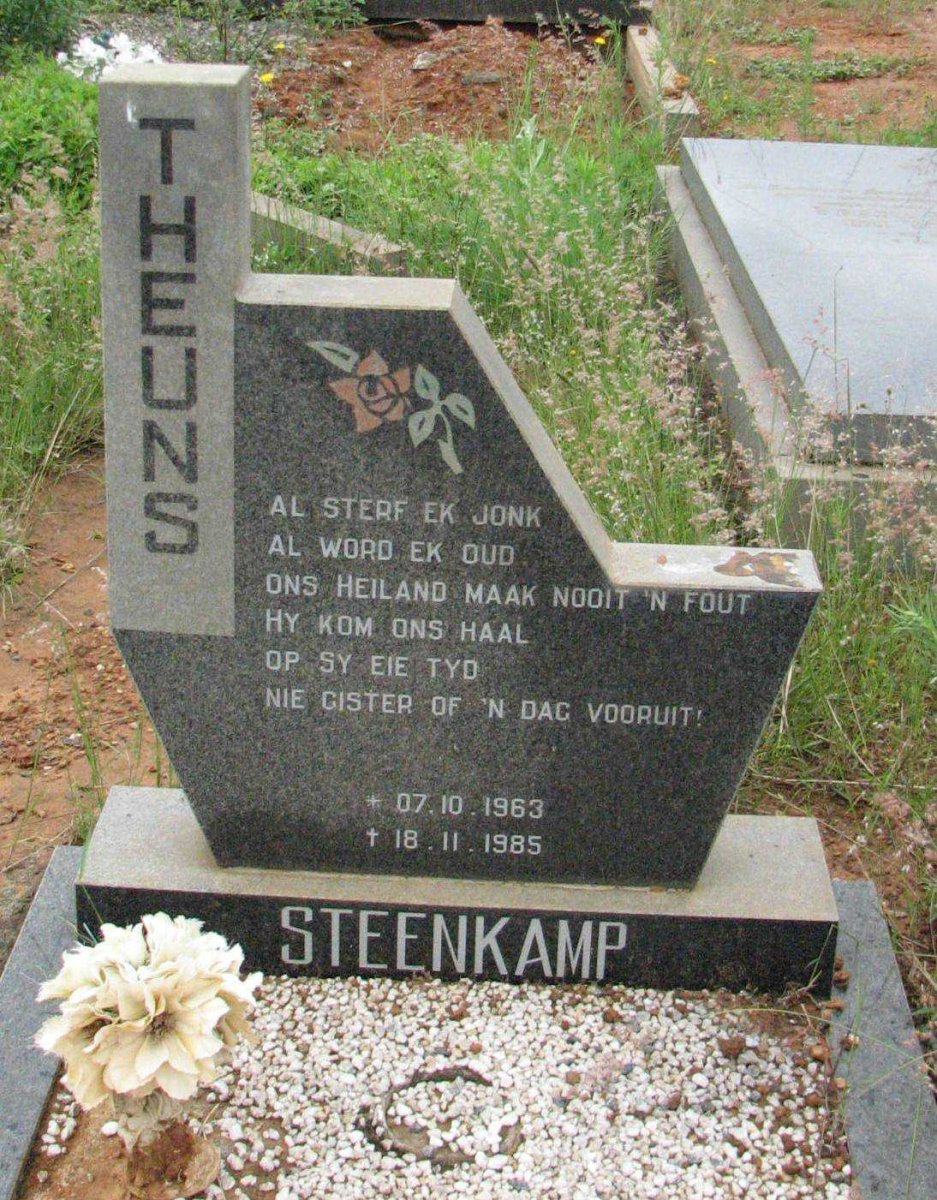 STEENKAMP Theuns 1963-1985