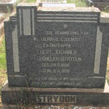 STRYDOM Gert Johannes Cornelius 1898-1956
