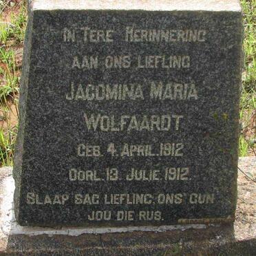 WOLFAARDT Jacomina Maria 1912-1912