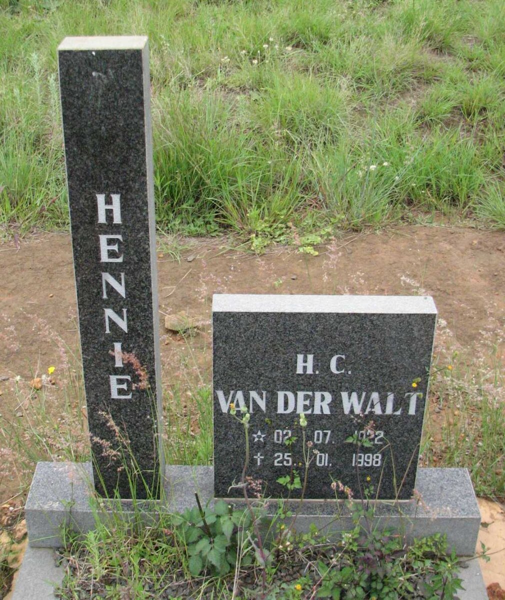 WALT H.C., van der 1922-1998