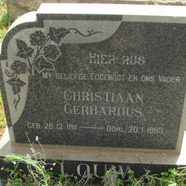 LOUW Christiaan Gerhardus 1911-1983