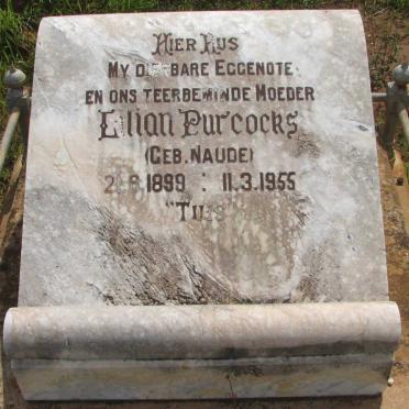 PURCOCKS Lilian nee NAUDE 1899-1955