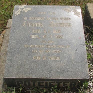 POTGIETER Theunis Jacobus 1898-1965 &amp; Susanna Johanna STEENEKAMP 1889-1970