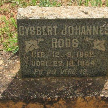 ROOS Gysbert Johannes 1862-1954