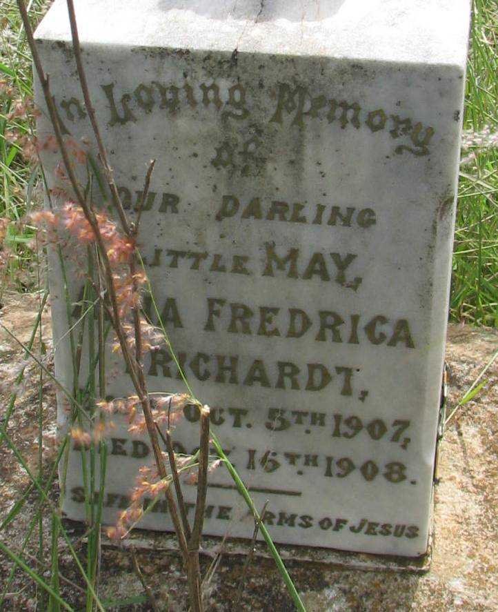 TRICHARDT May Anna Fredrica 1907-1908