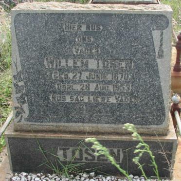 TOSEN Willem 1870-1953