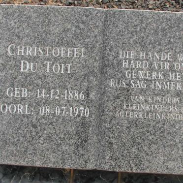TOIT Christoffel, du 1886-1970
