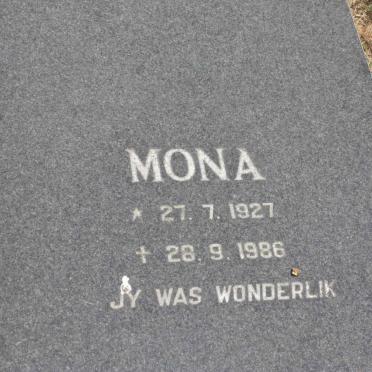 GROBLER Carel J. 1924-1993 &amp; Mona 1927-1986 