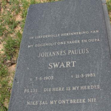 SWART Johannes Paulus 1905-1982