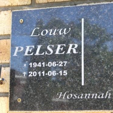 PELSER Louw 1941-2011