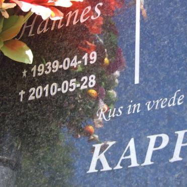 KAPP Hannes 1939-2010