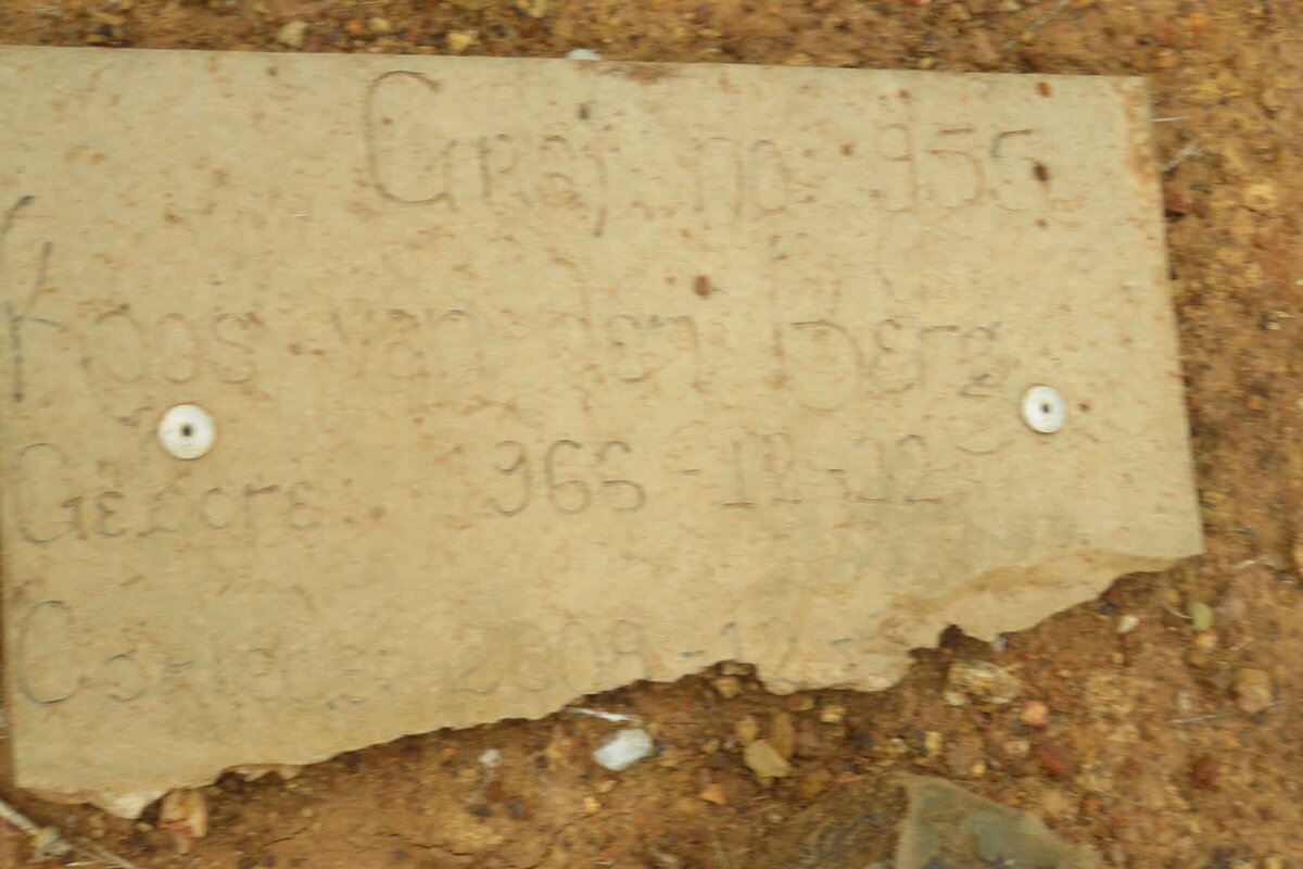 BERG Koos, v.d. 1966-2008 _1