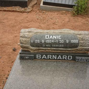 BARNARD Danie 1924-1988