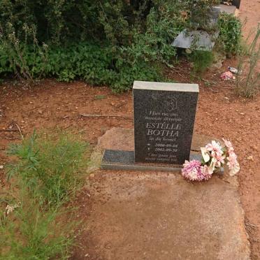 BOTHA Estelle 2000-2002