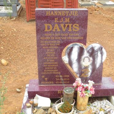 DAVIS E.J.M. 1956-2010
