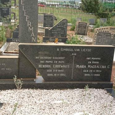 ELLERMAN Hendrik Lodewikus 1900-1967 &amp; Maria Magdalena C. 1904-1988