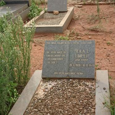 LIMPER Heila L. nee KRIEK 1928-1970