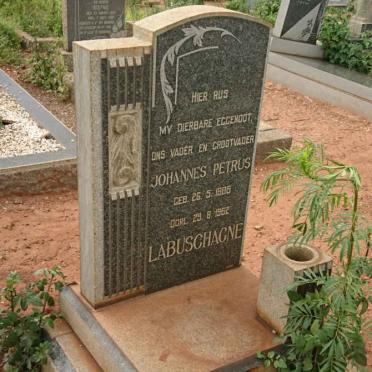 LABUSCHAGNE Johannes Petrus 1886-1962