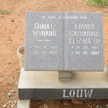 LOUW Charel Wynand 1917-1992 &amp; Lovina Catharina Elizabeth 1919-2007