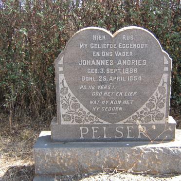 PELSER Johannes Andries 1888-1954