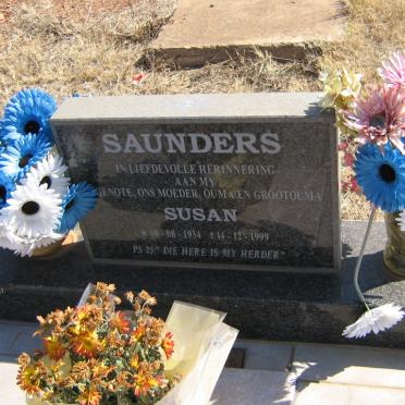 SAUNDERS Susan 1934-1999