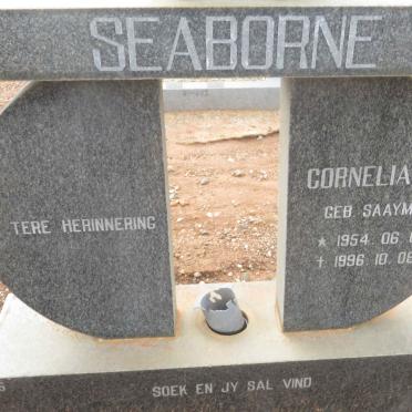 SEABORNE Cornelia M. nee SAAYMAN 1954-1996