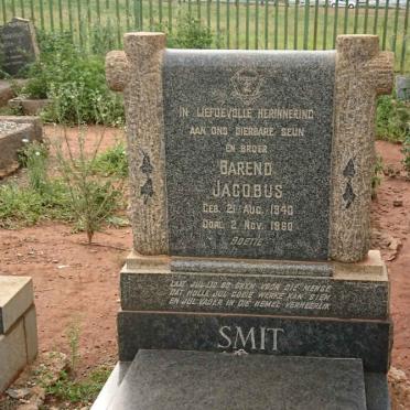 SMIT Barend Jacobus 1940-1980