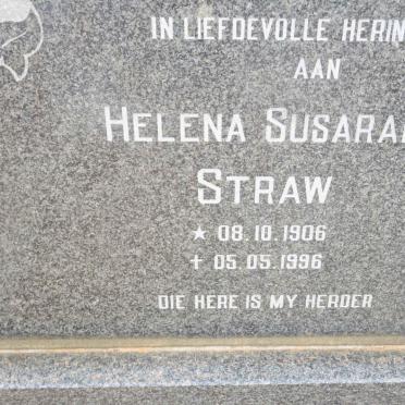 STRAW Helena Susarah 1906-1996